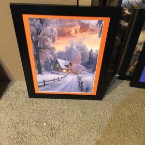 The most comfortable place is a snow cabin at the end of the road